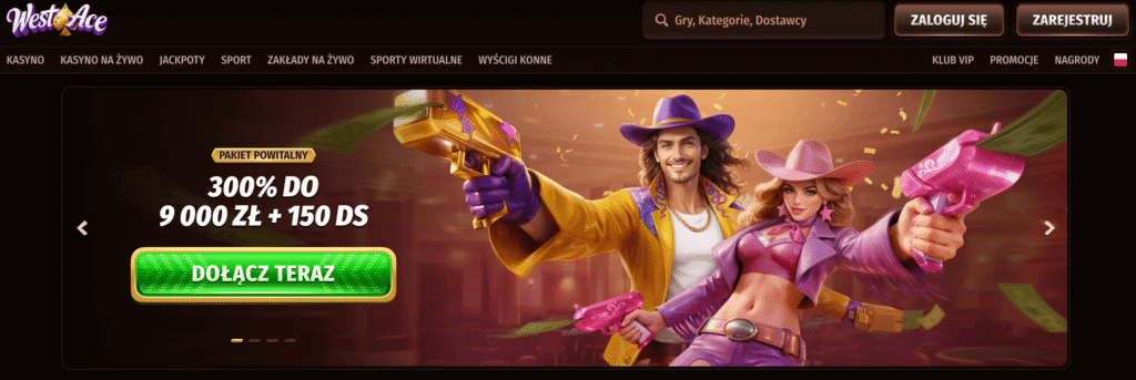 Bonus powitalny w kasynie Westace