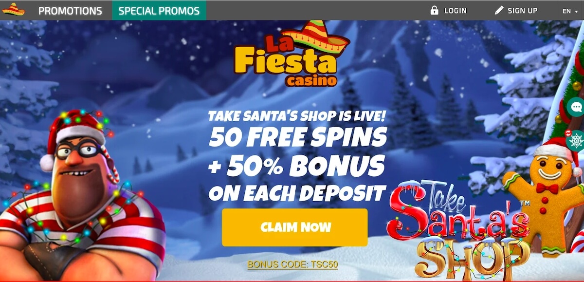 Oferty swiateczne w kasynie La Fiesta Oferty swiateczne w kasynie La Fiesta