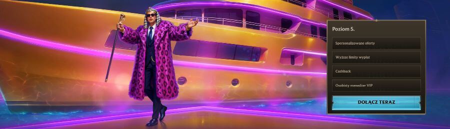 Program vip w kasynie Realz