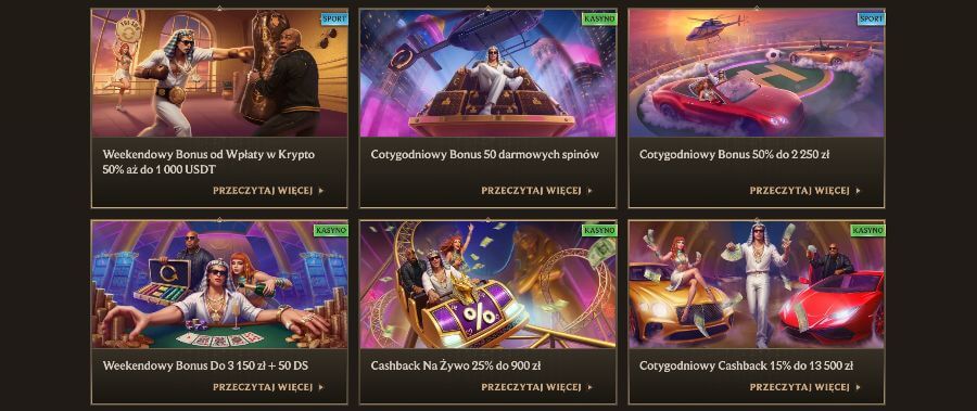 Promocje i bonusy dostępne w kasynie Realz