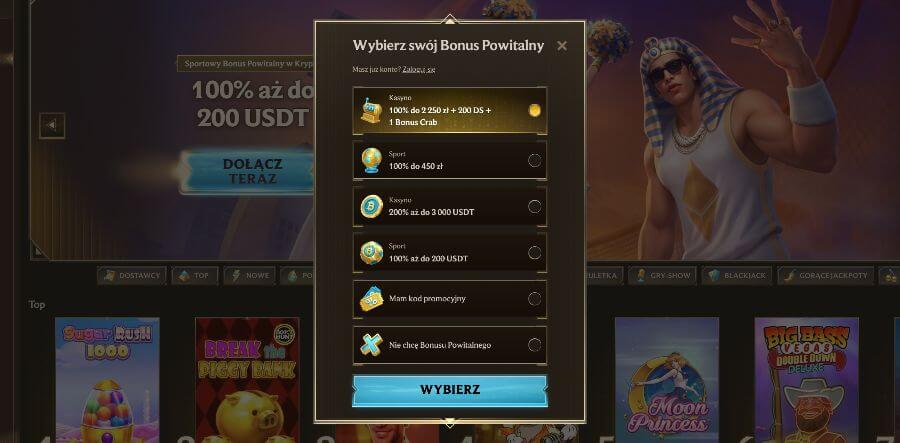 Rejestracja konta w kasynie Realz