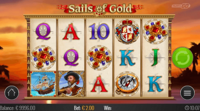 Zagraj w " Sails of Gold" 