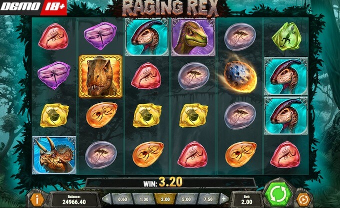 raging rex slot od play n go