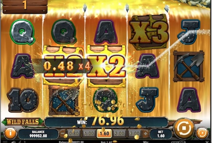 wild falls slot od play n go