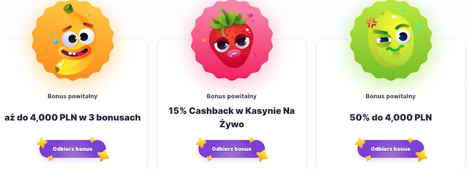 Bonusy powitalne w kasynie Nomini Bonusy powitalne w kasynie Nomini