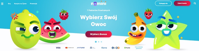 Nomini kasyno wybierz swój bonus Nomini kasyno wybierz swój bonus