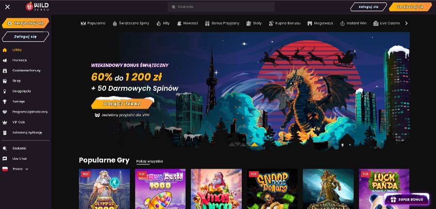 Strona główna kasyna Wild Tokyo