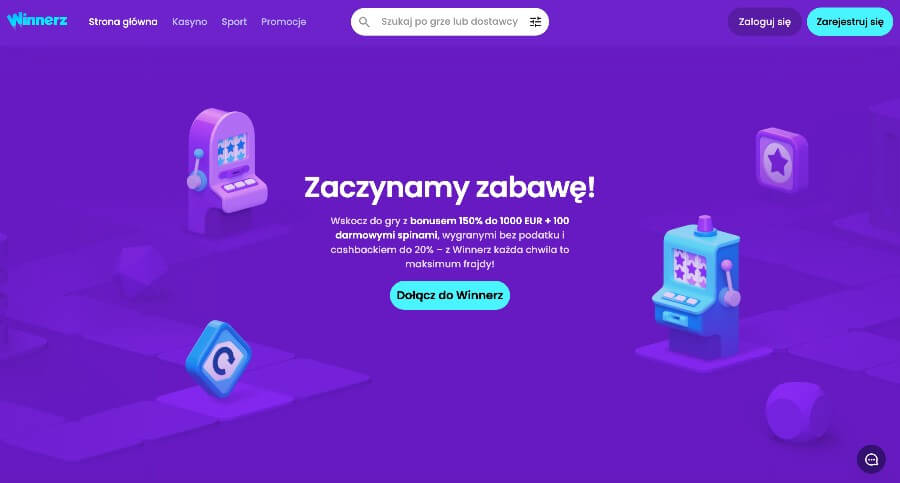 strona główna kasyna winnerz