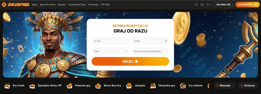 Strona główna kasyna Zuluspins