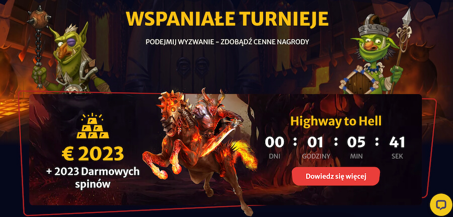 Turnieje Hell Spin.