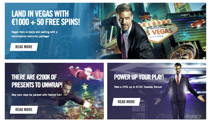 Promocje w Vegas Hero