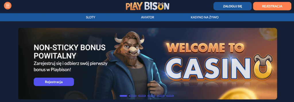 Bonus powitalny w Playbison Casino